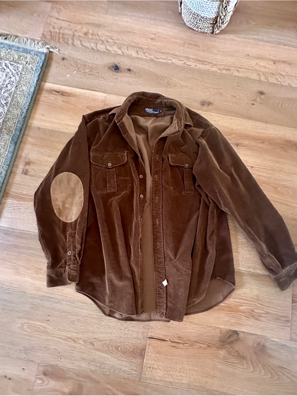 Vintage 90s Polo Ralph Lauren Heavy Corduroy Overshirt - Picture 4 of 9